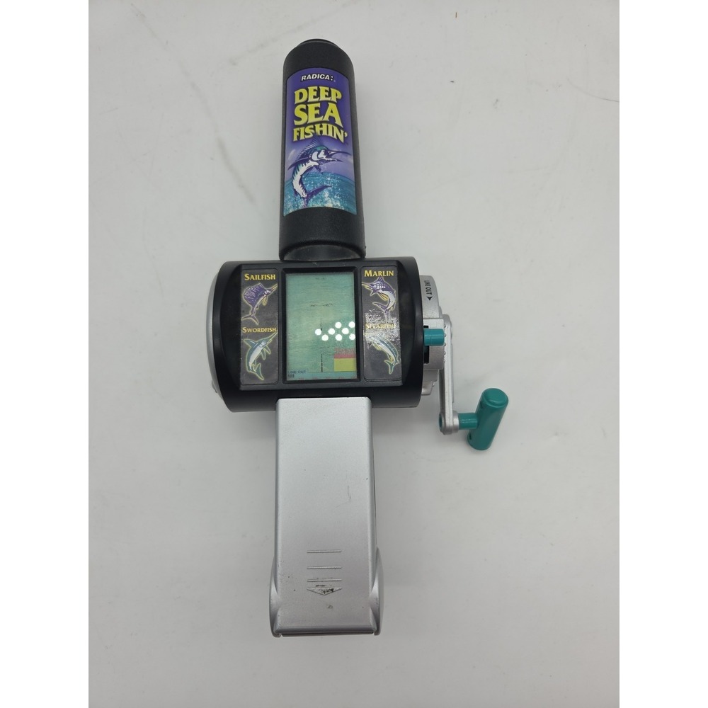 Vintage Radica Deep Sea Fishin' Handheld Fishing Game Model 2332 Tested Working